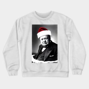Santa Churchill (Celebrity Christmas) Crewneck Sweatshirt